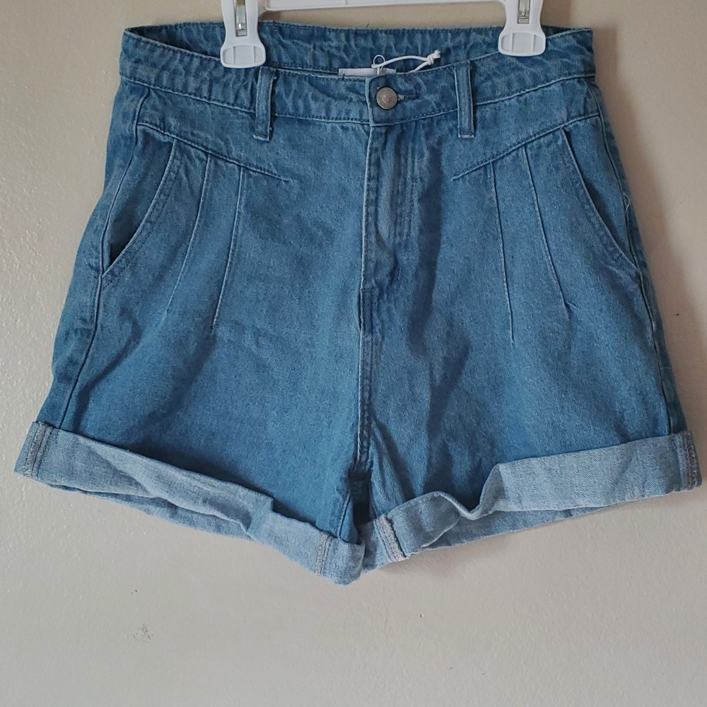 Princess Polly Lennox Denim Shorts Denim Size 6